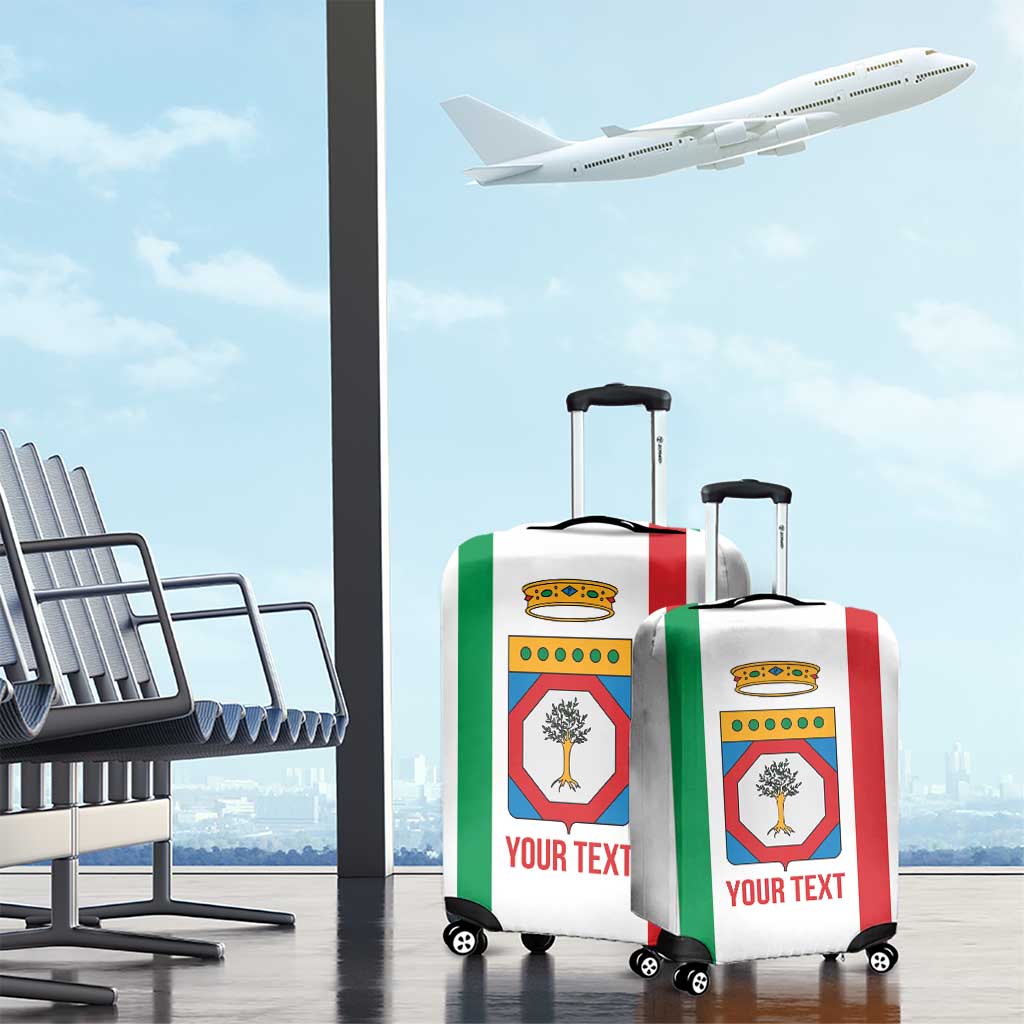 Personalized Italy Apulia Luggage Cover Inspiration Flags Style