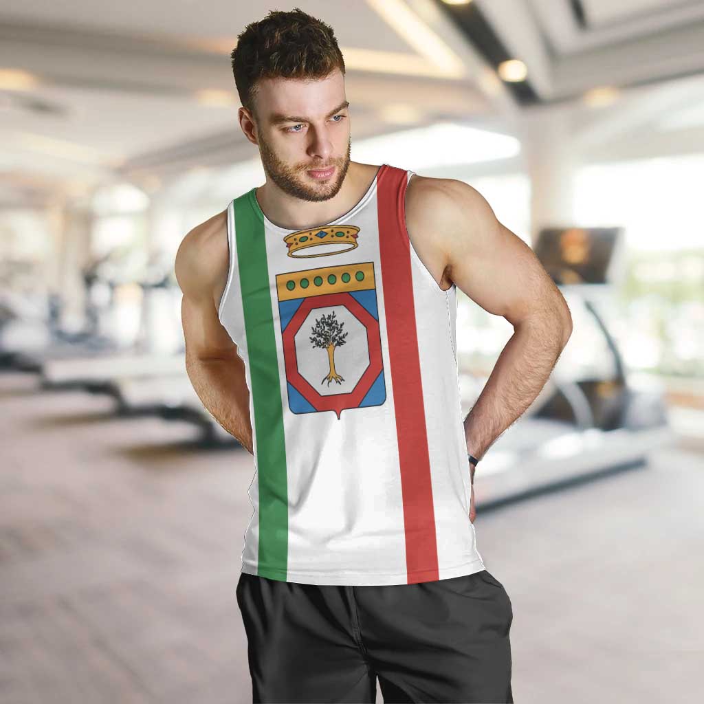 Personalized Italy Apulia Men Tank Top Inspiration Flags Style