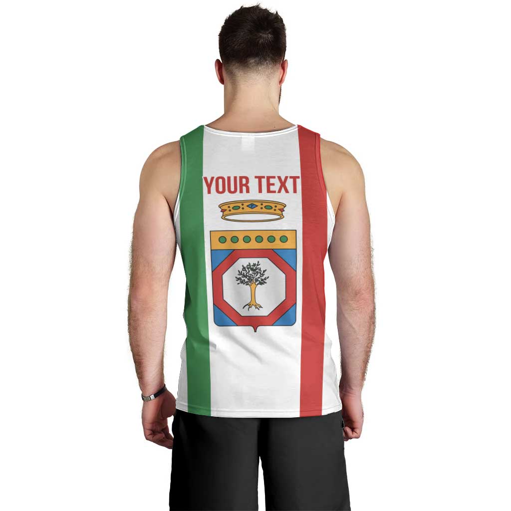 Personalized Italy Apulia Men Tank Top Inspiration Flags Style