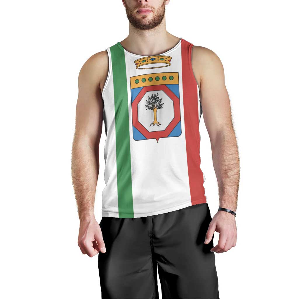 Personalized Italy Apulia Men Tank Top Inspiration Flags Style
