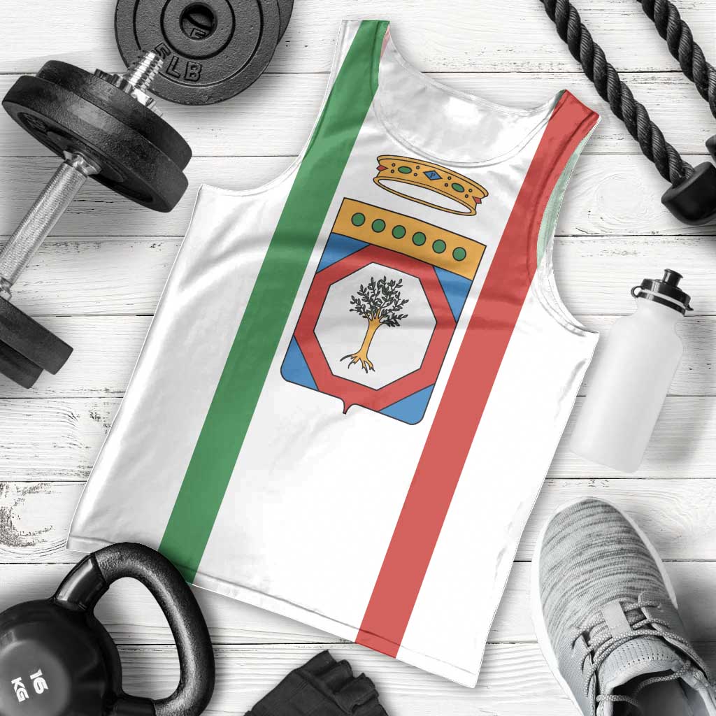 Personalized Italy Apulia Men Tank Top Inspiration Flags Style
