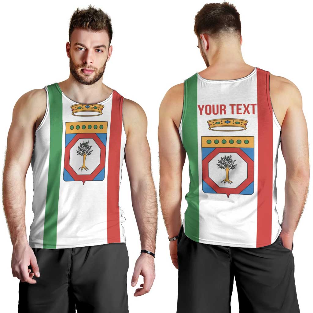 Personalized Italy Apulia Men Tank Top Inspiration Flags Style