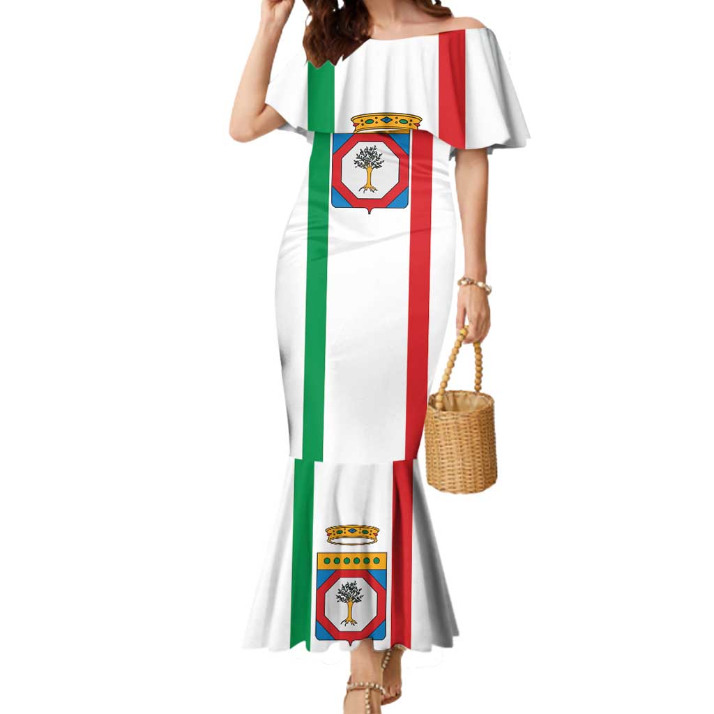 Personalized Italy Apulia Mermaid Dress Inspiration Flags Style