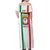 Personalized Italy Apulia Off Shoulder Maxi Dress Inspiration Flags Style
