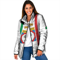Personalized Italy Apulia Padded Jacket Inspiration Flags Style - Wonder Print Shop