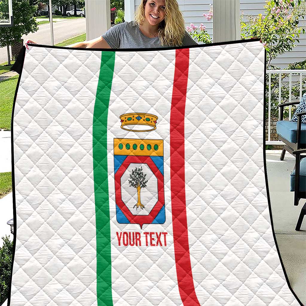 Personalized Italy Apulia Quilt Inspiration Flags Style