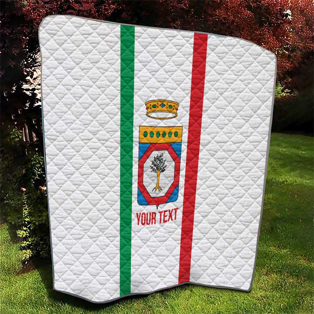 Personalized Italy Apulia Quilt Inspiration Flags Style