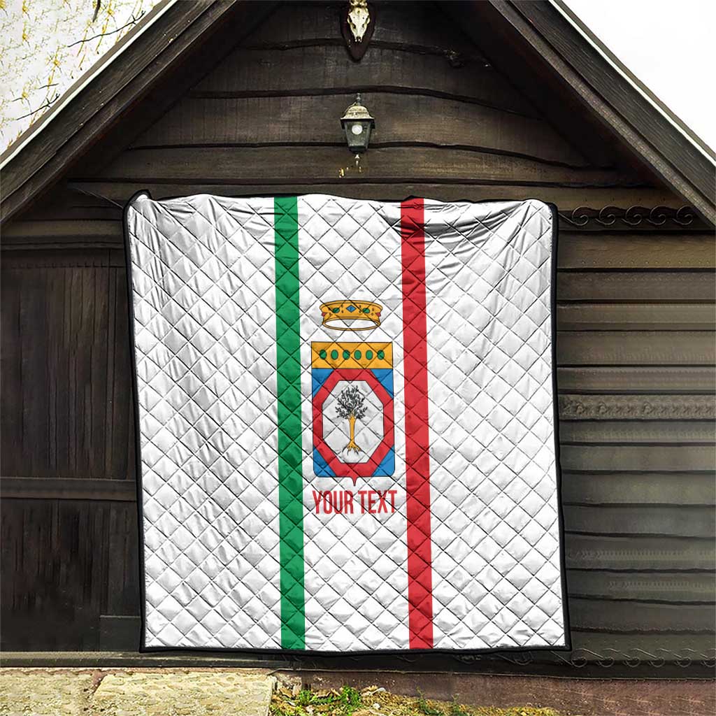 Personalized Italy Apulia Quilt Inspiration Flags Style