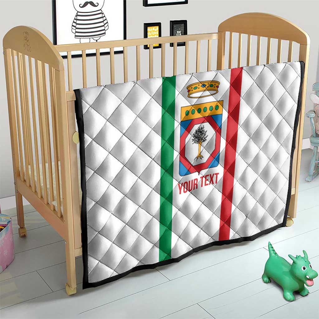 Personalized Italy Apulia Quilt Inspiration Flags Style