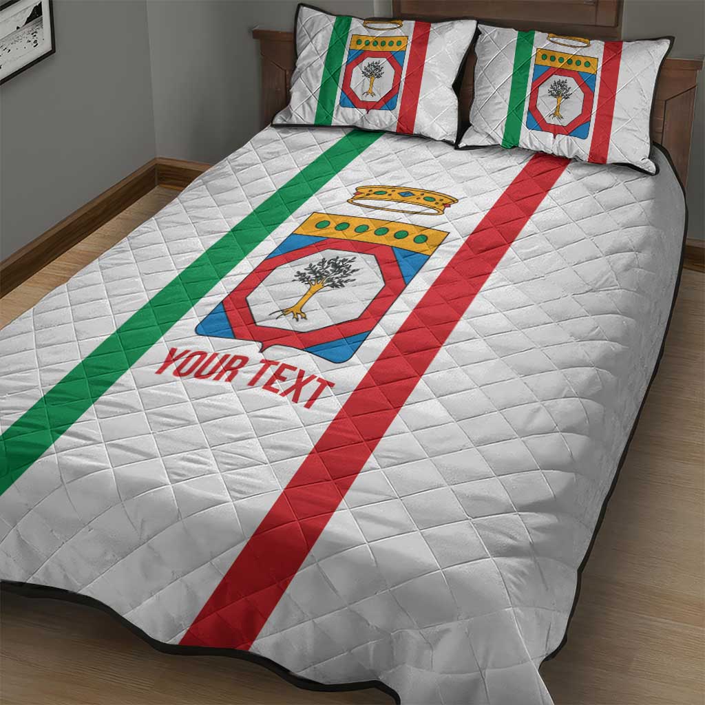 Personalized Italy Apulia Quilt Bed Set Inspiration Flags Style