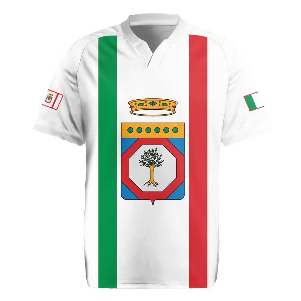 Personalized Italy Apulia Rugby Jersey Inspiration Flags Style