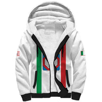 Personalized Italy Apulia Sherpa Hoodie Inspiration Flags Style