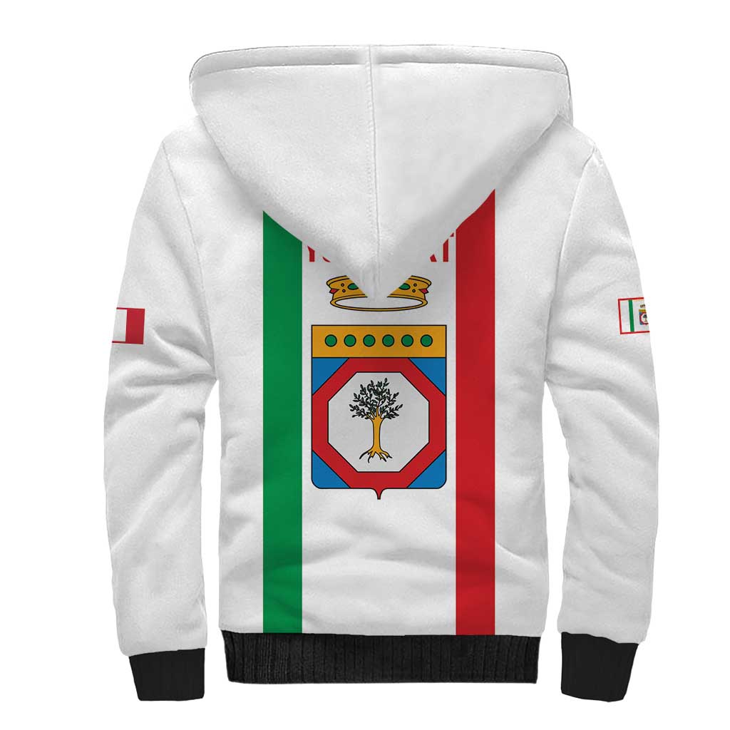 Personalized Italy Apulia Sherpa Hoodie Inspiration Flags Style