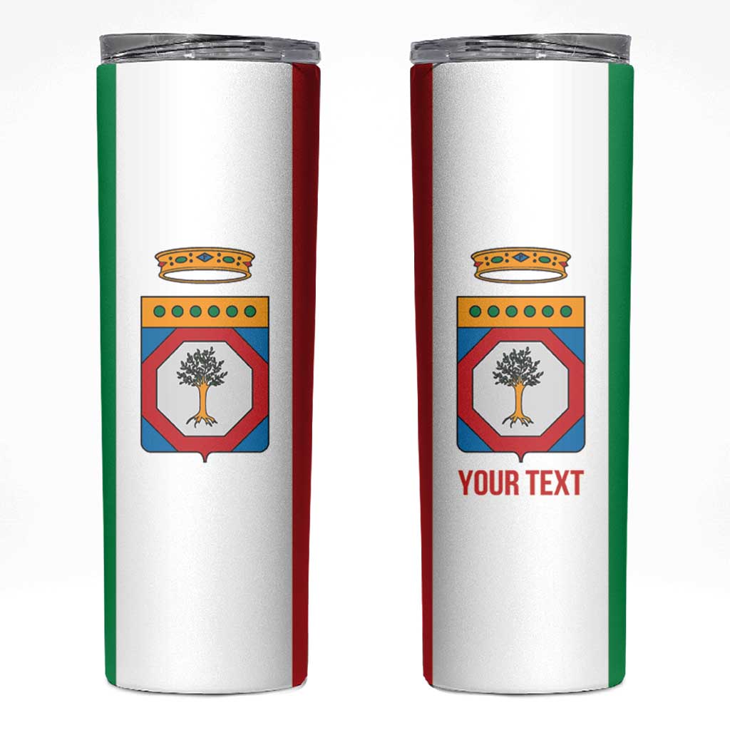 Personalized Italy Apulia Skinny Tumbler Inspiration Flags Style