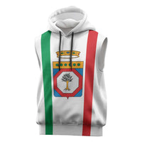 Personalized Italy Apulia Sleeveless Hoodie Inspiration Flags Style - Wonder Print Shop