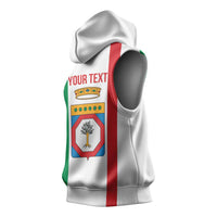 Personalized Italy Apulia Sleeveless Hoodie Inspiration Flags Style - Wonder Print Shop