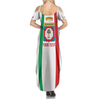 Personalized Italy Apulia Summer Maxi Dress Inspiration Flags Style