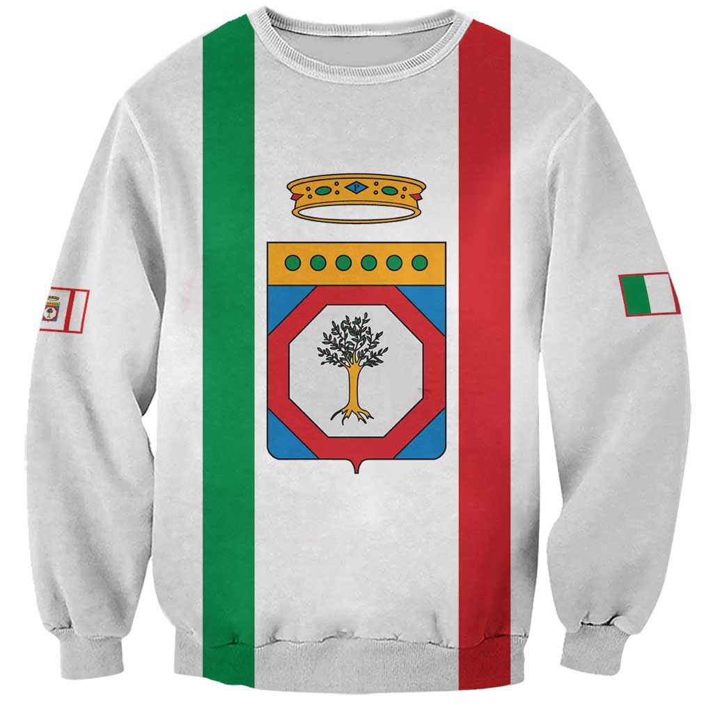 Personalized Italy Apulia Sweatshirt Inspiration Flags Style