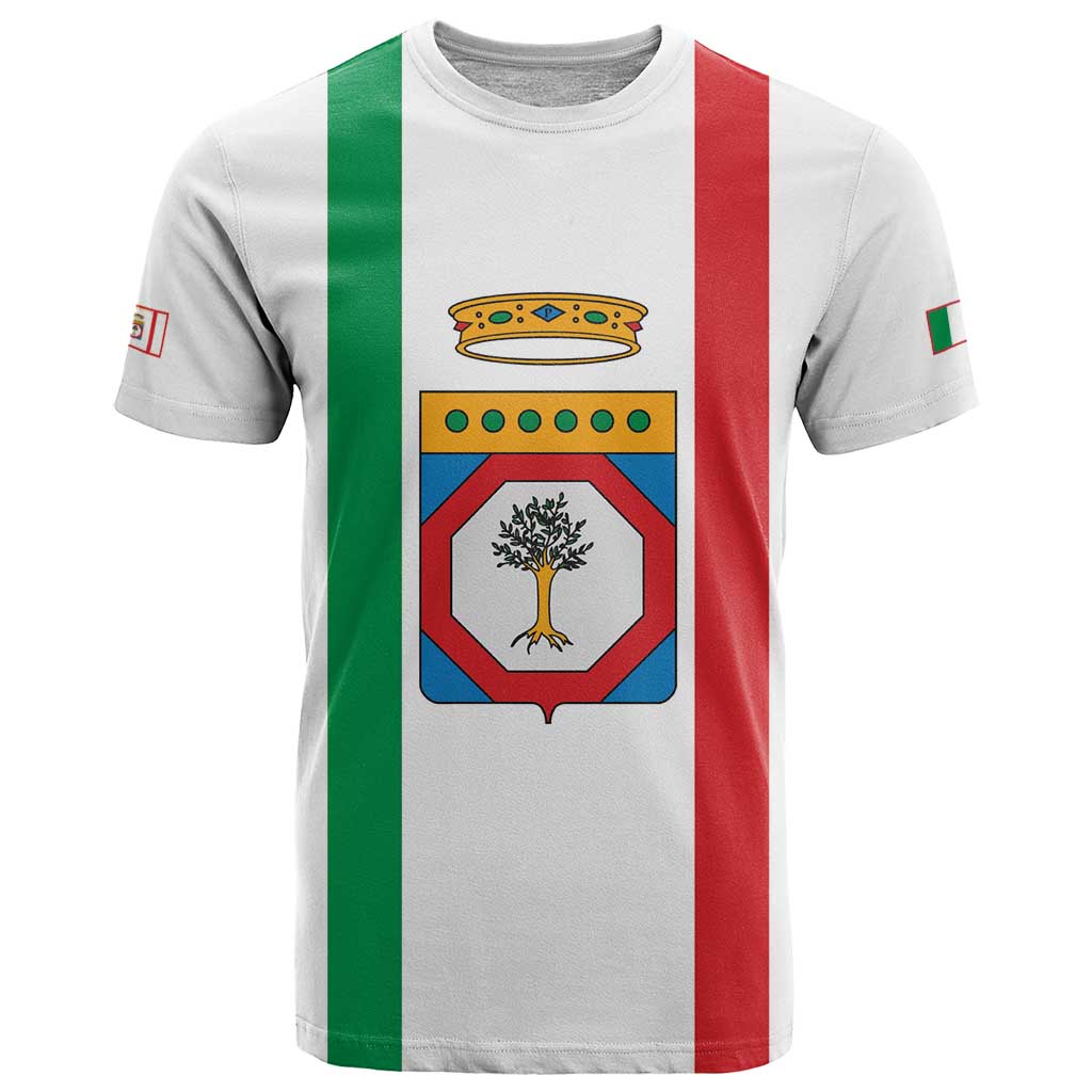 Personalized Italy Apulia T Shirt Inspiration Flags Style