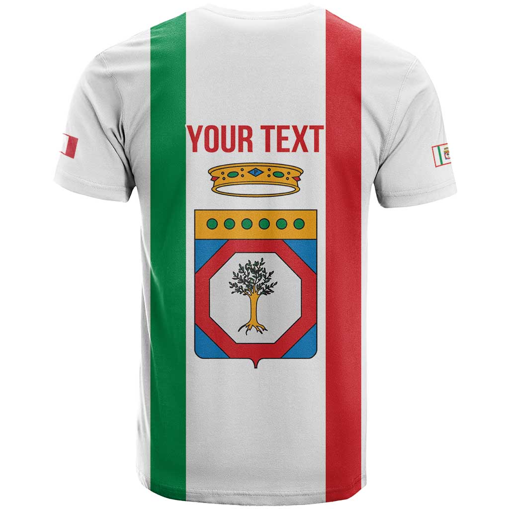 Personalized Italy Apulia T Shirt Inspiration Flags Style