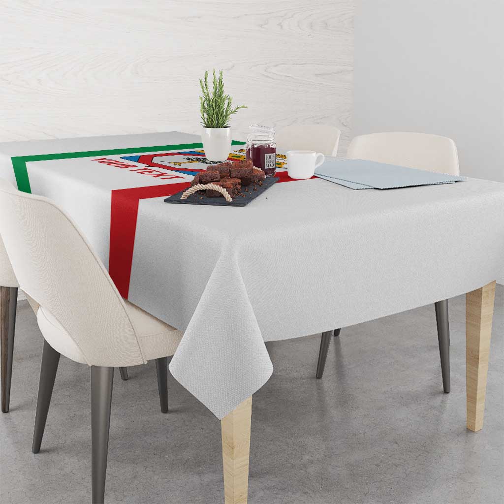 Personalized Italy Apulia Tablecloth Inspiration Flags Style