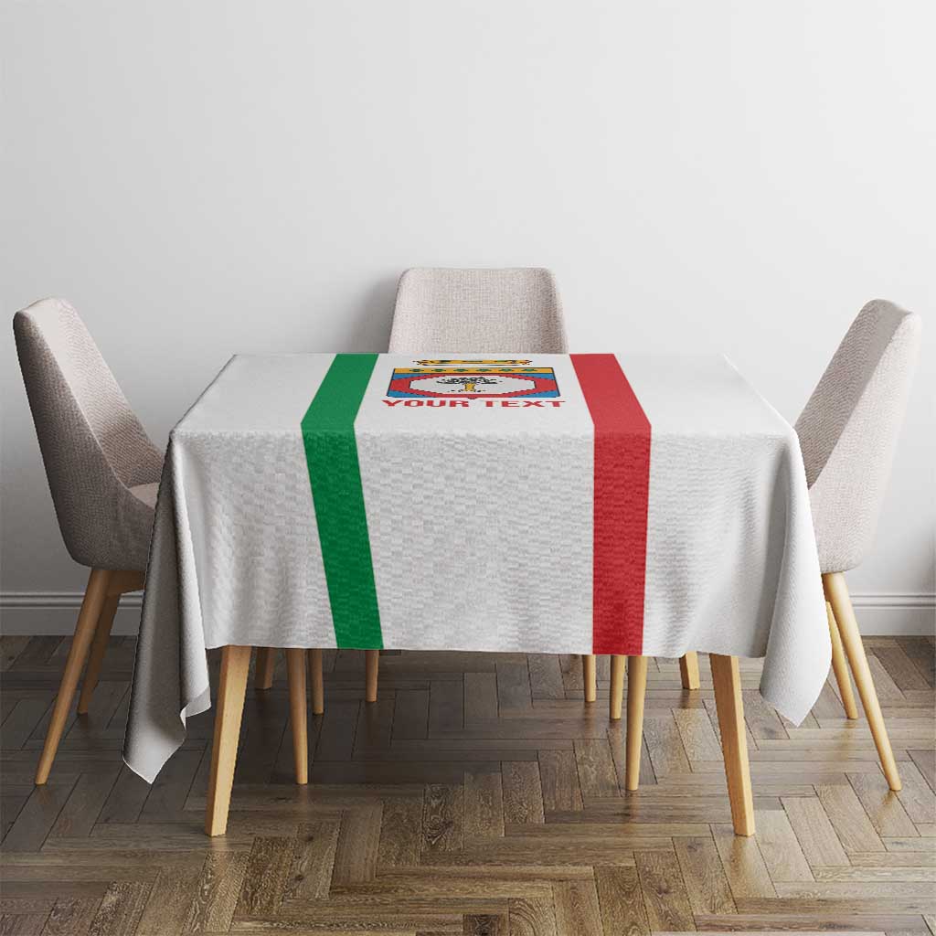 Personalized Italy Apulia Tablecloth Inspiration Flags Style