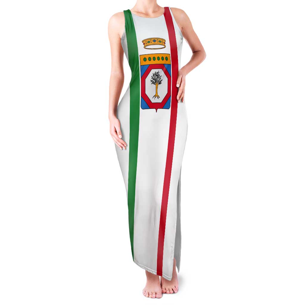 Personalized Italy Apulia Tank Maxi Dress Inspiration Flags Style