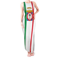 Personalized Italy Apulia Tank Maxi Dress Inspiration Flags Style