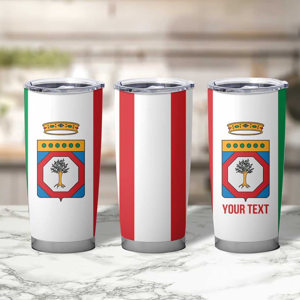 Personalized Italy Apulia Tumbler Cup Inspiration Flags Style