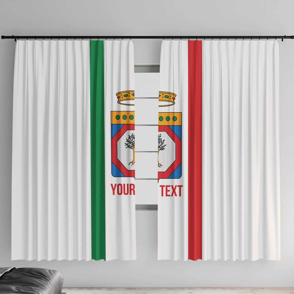 Personalized Italy Apulia Window Curtain Inspiration Flags Style