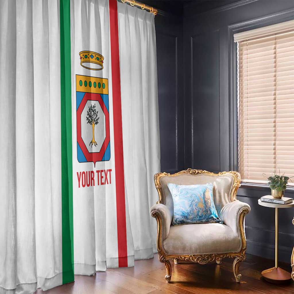 Personalized Italy Apulia Window Curtain Inspiration Flags Style