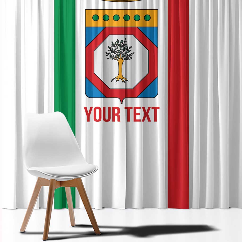 Personalized Italy Apulia Window Curtain Inspiration Flags Style