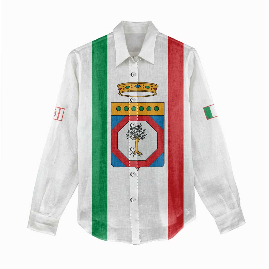Personalized Italy Apulia Women Casual Shirt Inspiration Flags Style