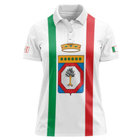 Personalized Italy Apulia Women Polo Shirt Inspiration Flags Style