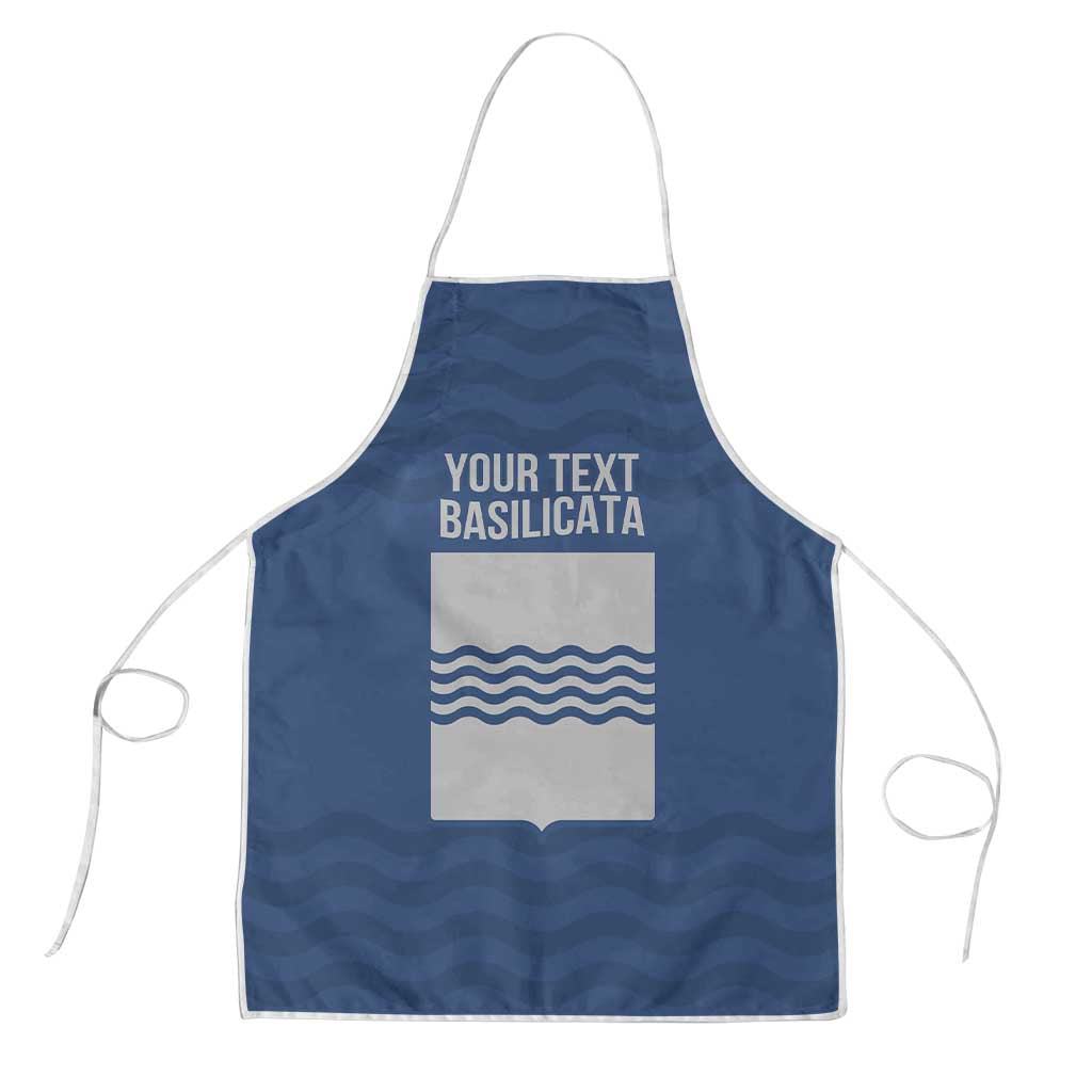 Personalized Italy Basilicata Apron Inspiration Flags Style - Wonder Print Shop