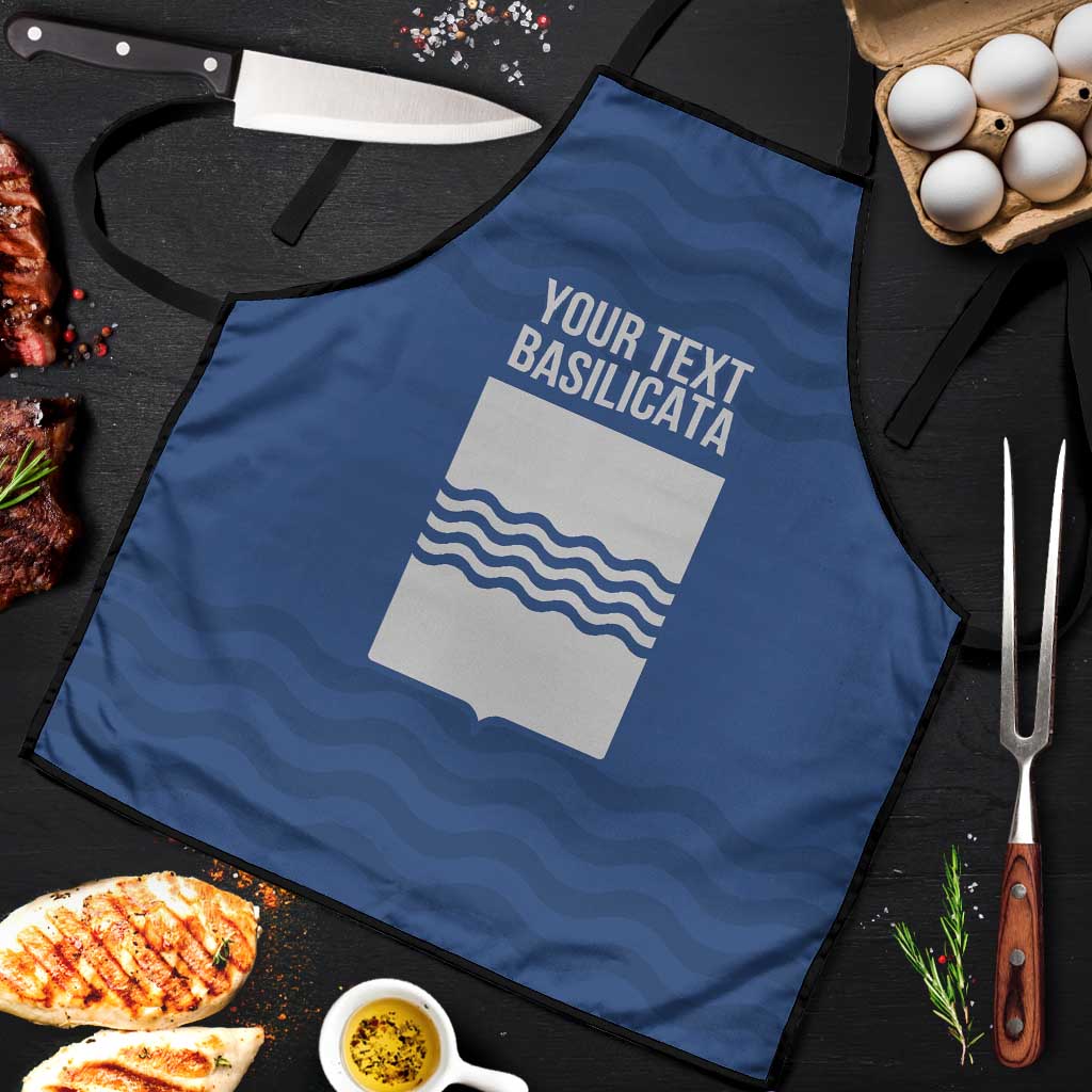 Personalized Italy Basilicata Apron Inspiration Flags Style - Wonder Print Shop
