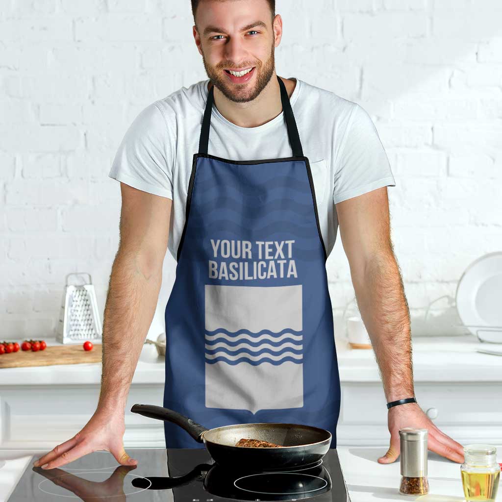 Personalized Italy Basilicata Apron Inspiration Flags Style - Wonder Print Shop