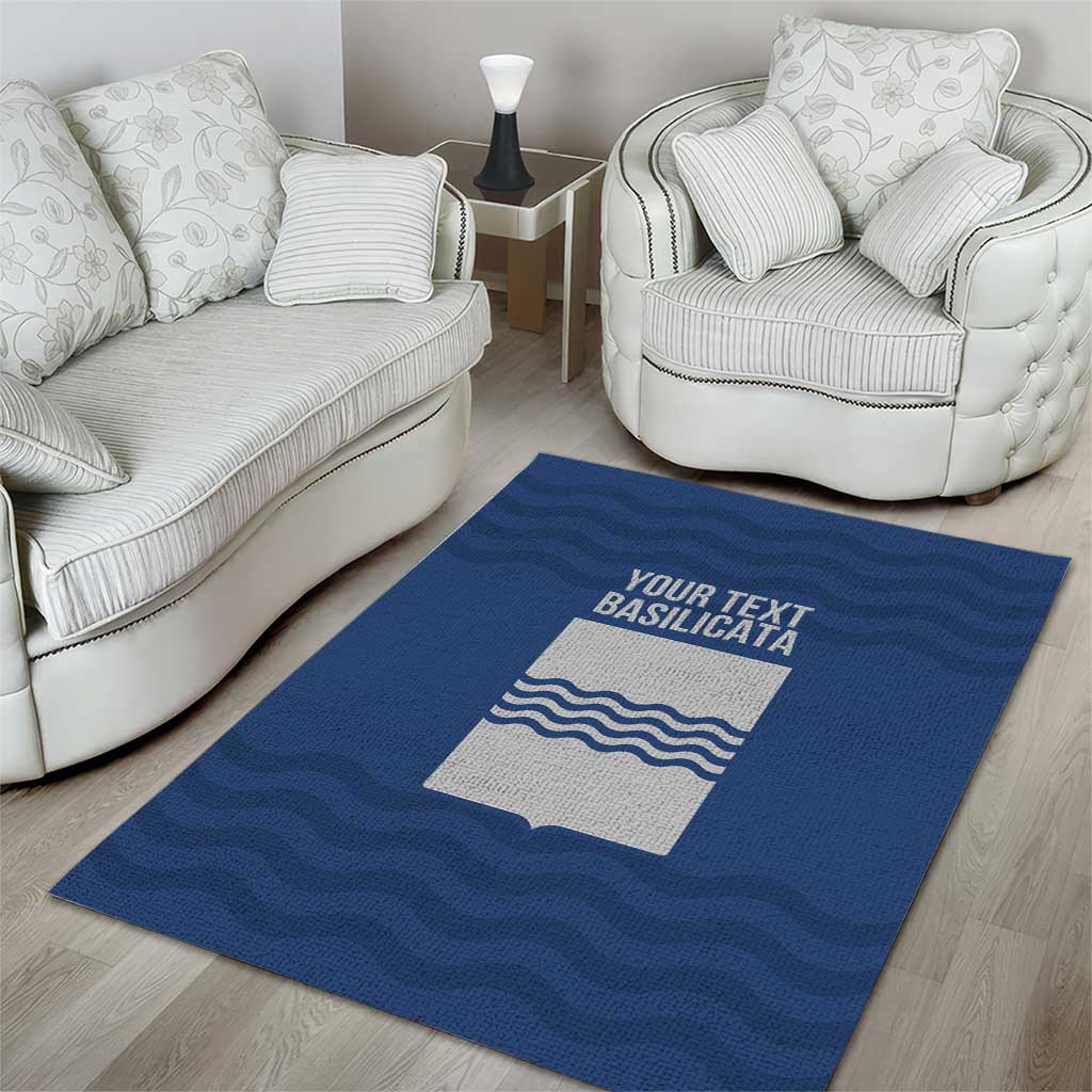 Personalized Italy Basilicata Area Rug Inspiration Flags Style
