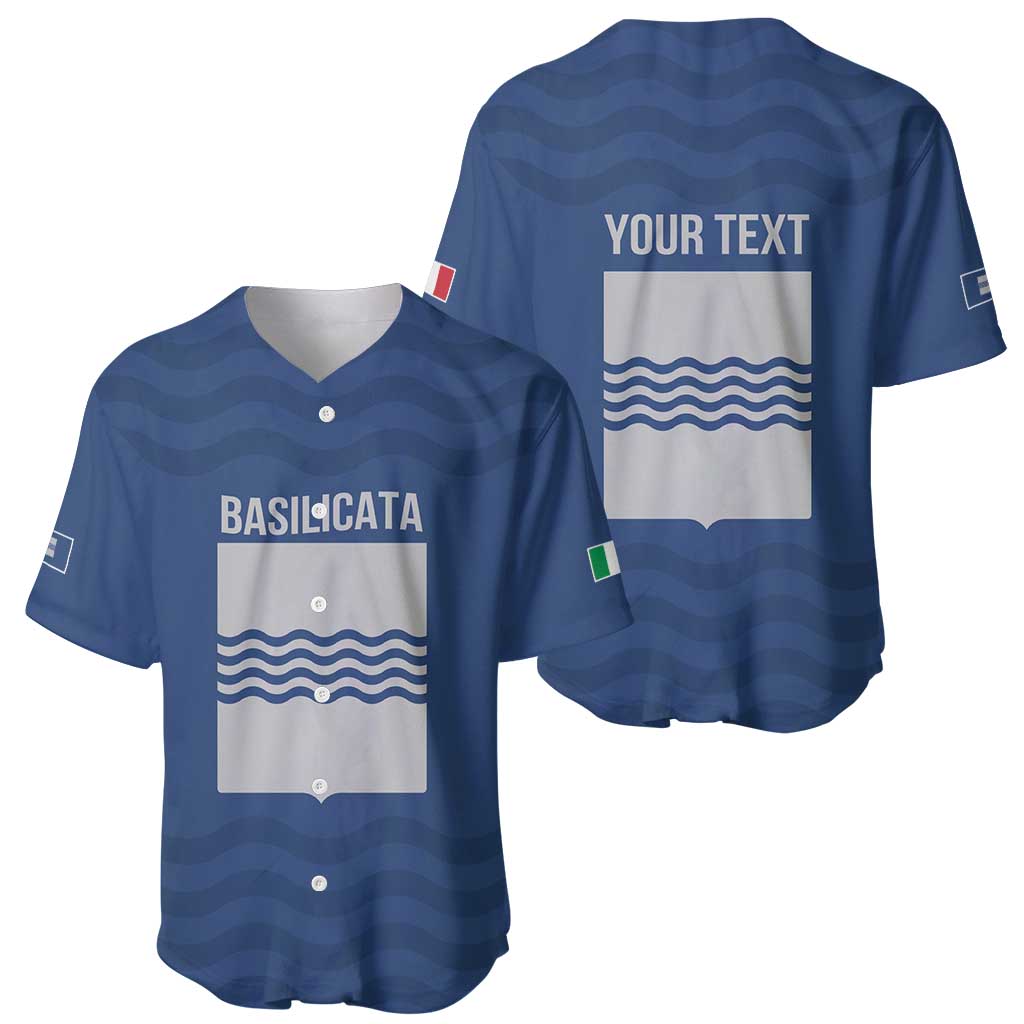 Personalized Italy Basilicata Baseball Jersey Inspiration Flags Style