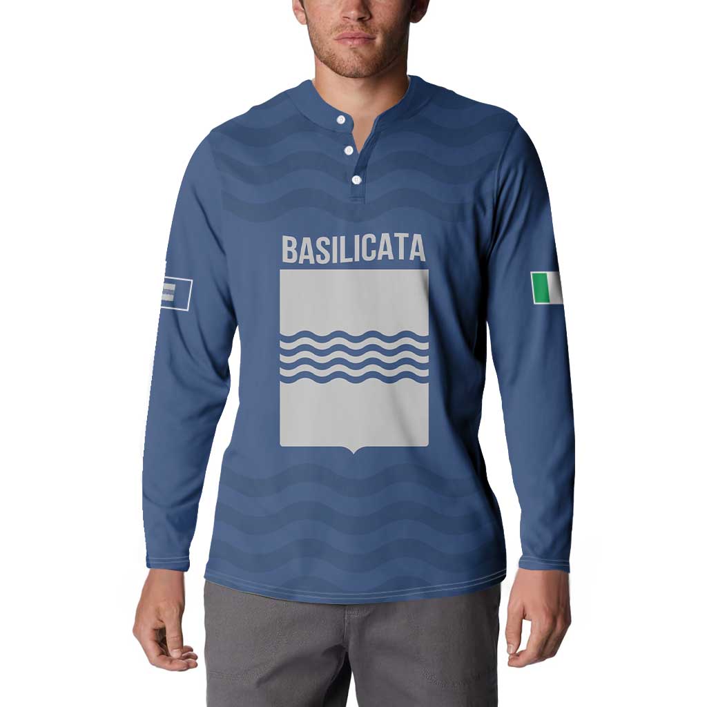 Personalized Italy Basilicata Button Sweatshirt Inspiration Flags Style