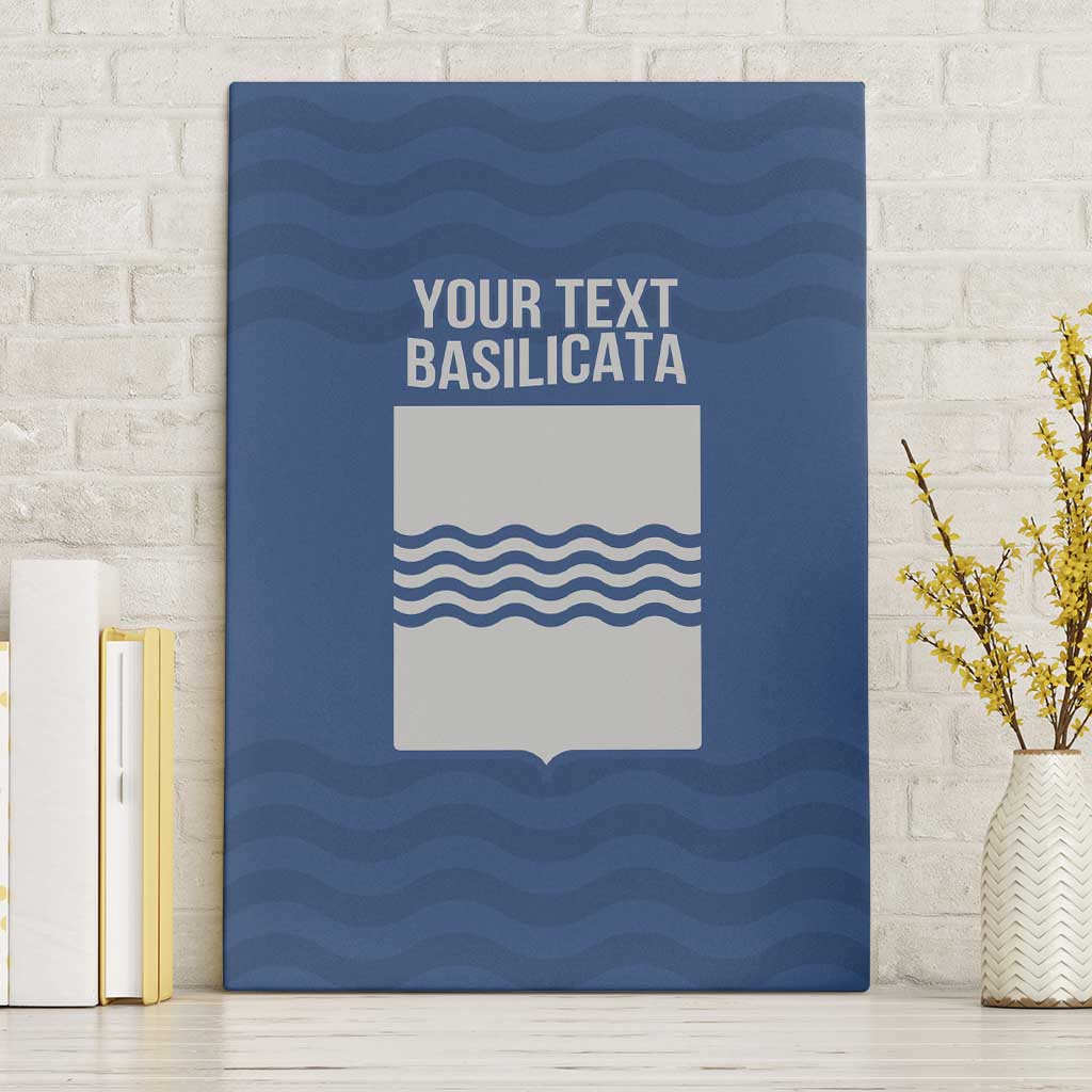 Personalized Italy Basilicata Canvas Wall Art Inspiration Flags Style