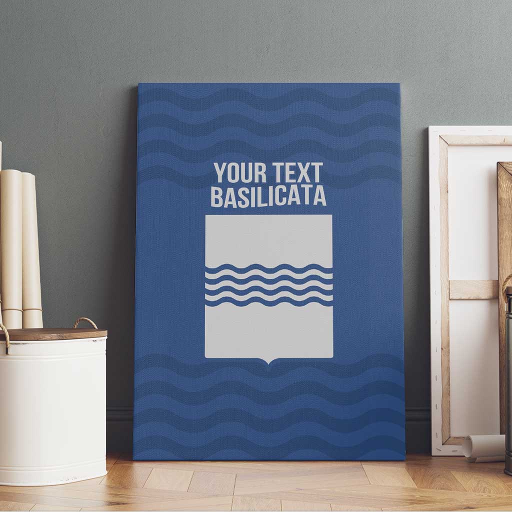 Personalized Italy Basilicata Canvas Wall Art Inspiration Flags Style