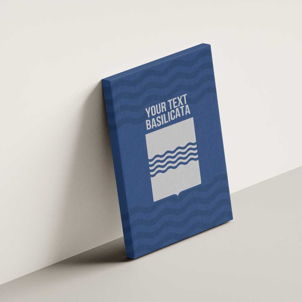 Personalized Italy Basilicata Canvas Wall Art Inspiration Flags Style