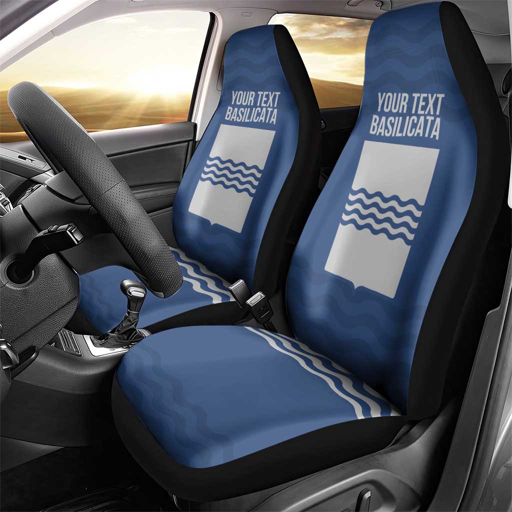 Personalized Italy Basilicata Car Seat Cover Inspiration Flags Style