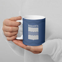 Personalized Italy Basilicata Ceramic Mug Inspiration Flags Style - Wonder Print Shop
