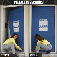 Personalized Italy Basilicata Door Cover Inspiration Flags Style - Wonder Print Shop