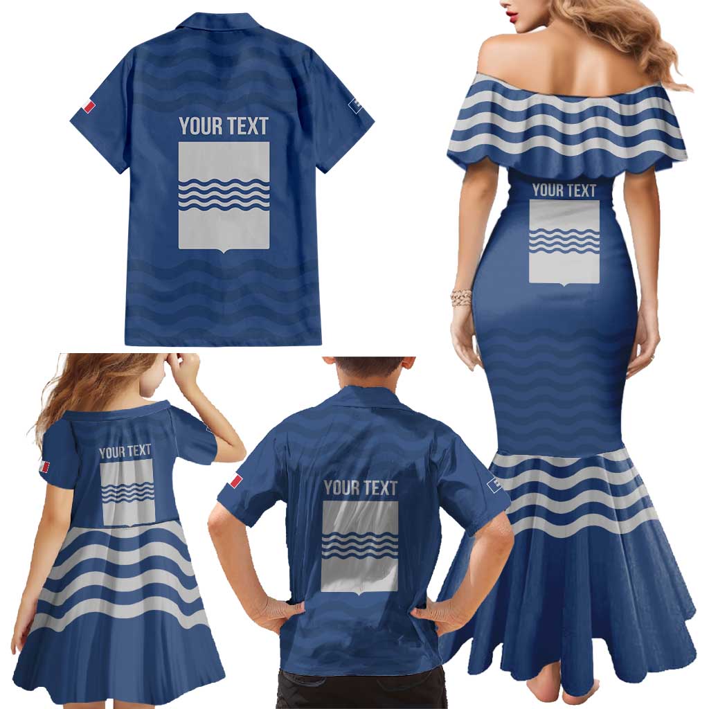 Personalized Italy Basilicata Family Matching Mermaid Dress and Hawaiian Shirt Inspiration Flags Style