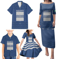 Personalized Italy Basilicata Family Matching Puletasi and Hawaiian Shirt Inspiration Flags Style