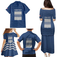 Personalized Italy Basilicata Family Matching Puletasi and Hawaiian Shirt Inspiration Flags Style