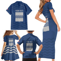Personalized Italy Basilicata Family Matching Short Sleeve Bodycon Dress and Hawaiian Shirt Inspiration Flags Style